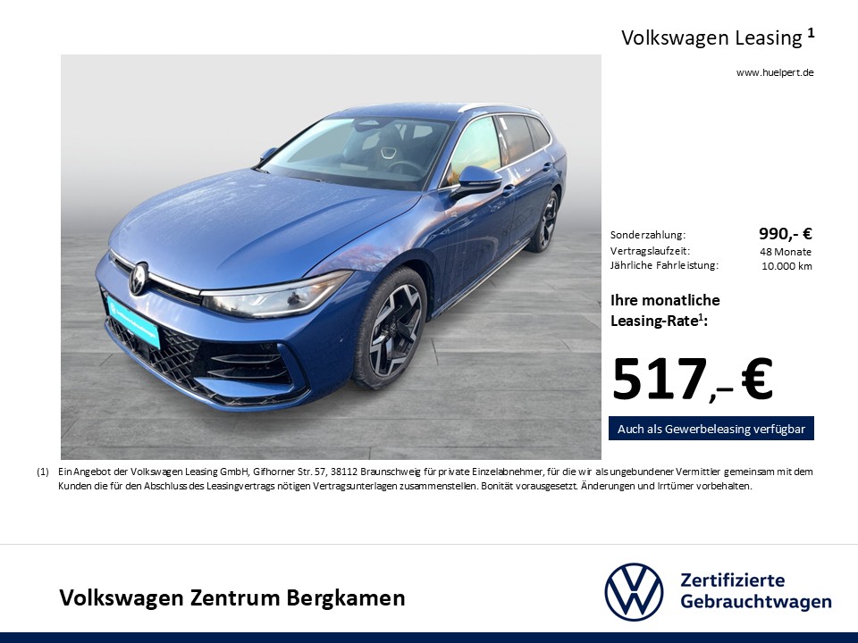 Volkswagen Passat Variant 2.0 R-LINE 4X4 NEUESMODELL AHK 18Z