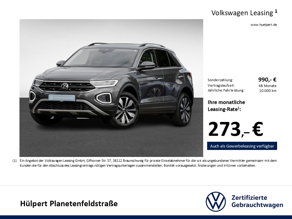 Volkswagen T-Roc 1.5 MOVE LM17 NAVI CARPLAY SITZHEIZUNG