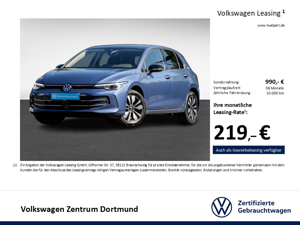 Volkswagen Golf VIII 2.0 GOAL FACELIFT AHK CAM ACC NAVI ALU