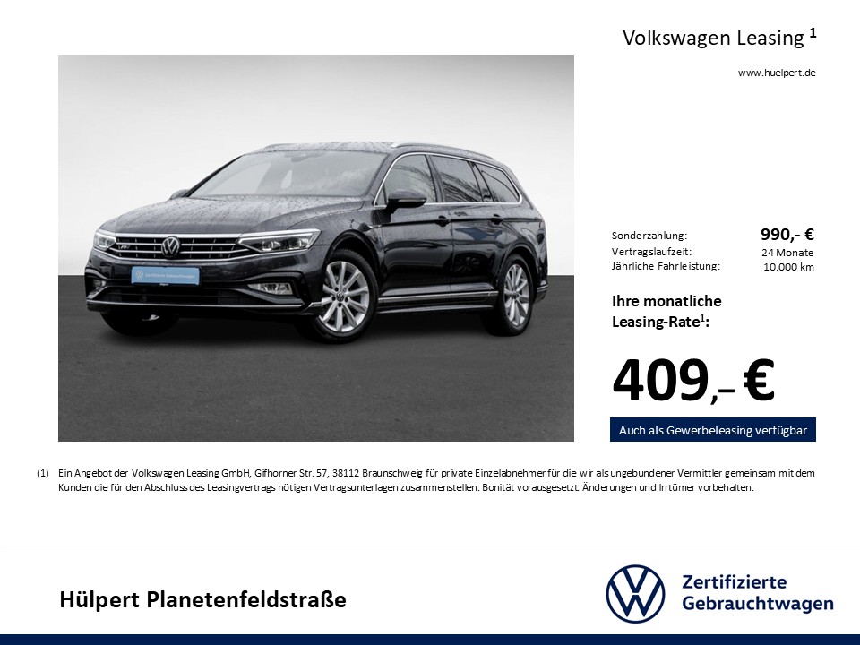 Volkswagen Passat Variant 2.0 R-LINE LEDER STANDHZ AHK LM19