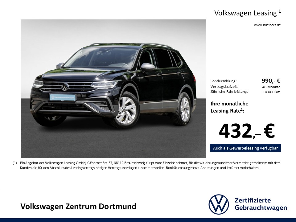 Volkswagen Tiguan Allspace 1.5 LIFE 7SITZE AHK LM18 NAVI