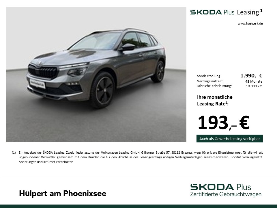 Skoda Kamiq 1.0 MONTE CARLO PANO CAM ACC LM17 NAVI