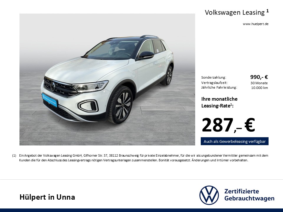Volkswagen T-Roc 2.0 GOAL AHK CAM ACC LM17 NAVI SITZHEIZUNG