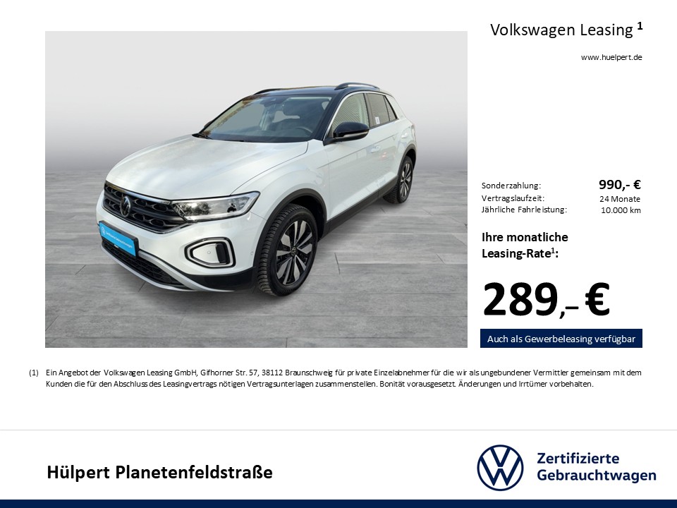 Volkswagen T-Roc 2.0 GOAL AHK CAM ACC LM17 NAVI SITZHEIZUNG