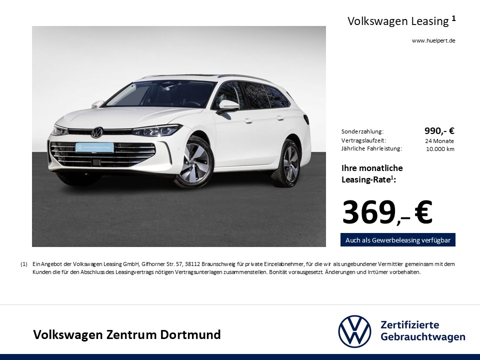 Volkswagen Passat Variant 2.0 ELEGANCE NEUES MODELL AHK CAM