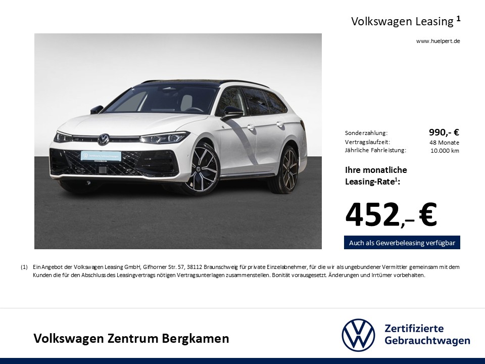 Volkswagen Passat Variant 2.0 R-LINE NEUES MODELL AHK LM19