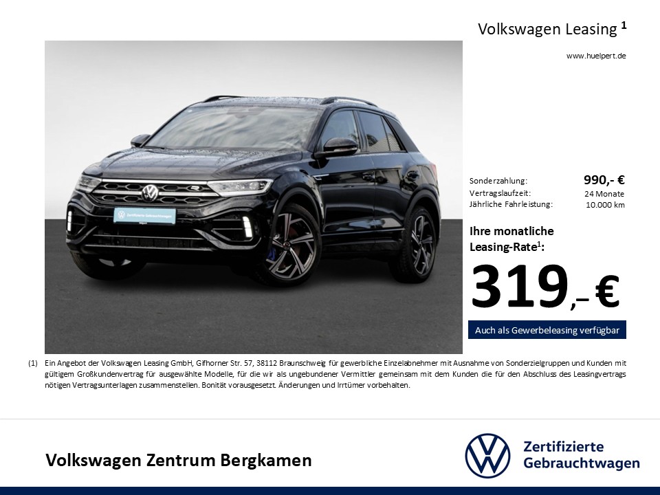 Volkswagen T-Roc 2.0 R 4X4 CAM ACC LM18 E-KLAPPE NAVI
