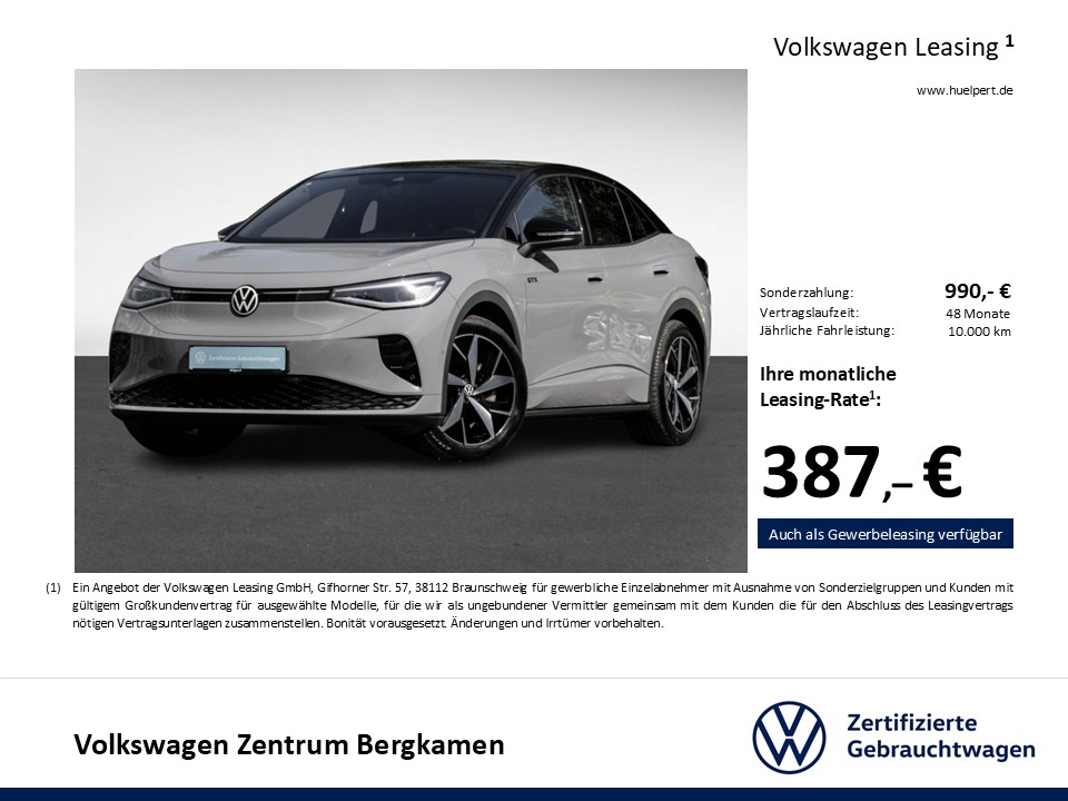 Volkswagen ID.5 GTX 4X4 AHK CAM ACC LM20 NAVI CARPLAY