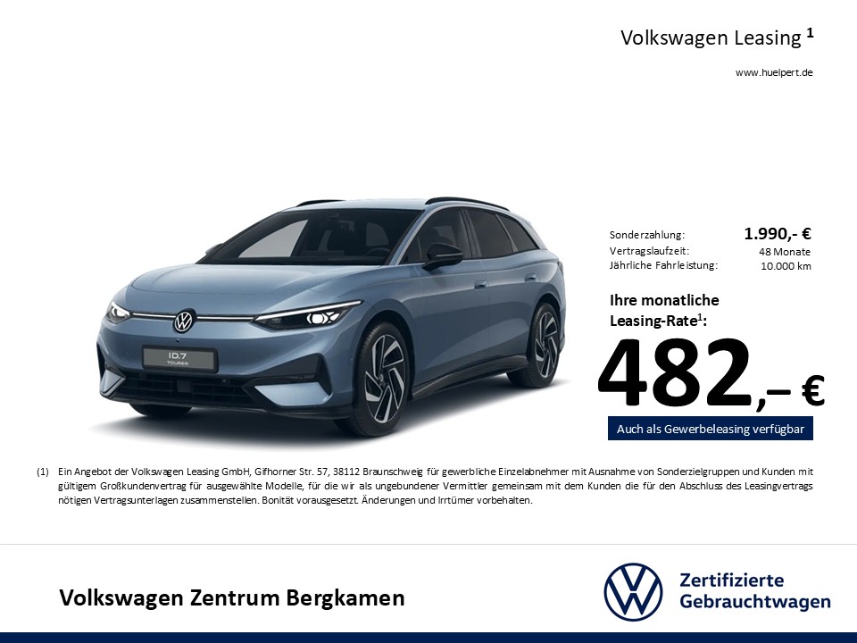 Volkswagen ID.7 Tourer PRO WÄRMEPUMPE AHK 360°CAM ACC LM20