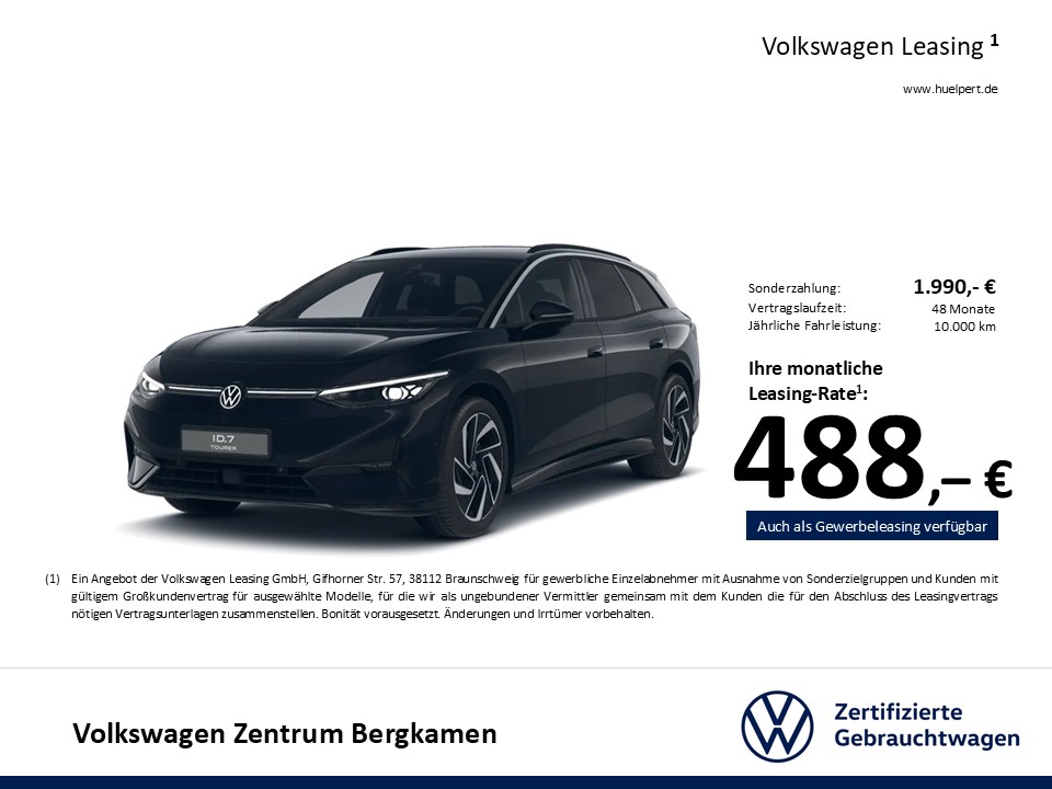 Volkswagen ID.7 Tourer PRO WÄRMEPUMPE AHK 360°CAM ACC LM20