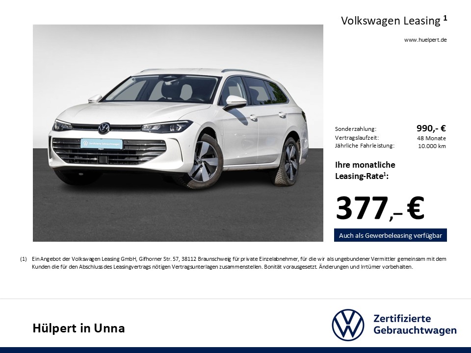 Volkswagen Passat Variant 2.0 BUSINESS NEUESMODELL AHK LM17