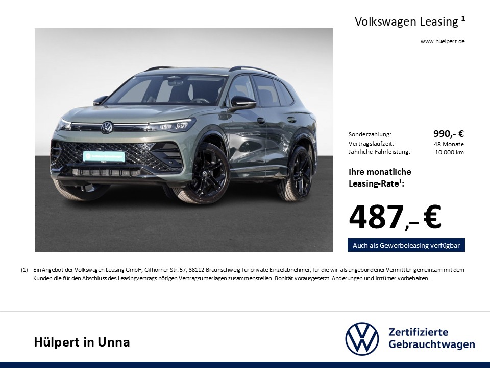 Volkswagen Tiguan 2.0 R-LINE BLACKSTYLE NEUESMODELL AHK 20Z
