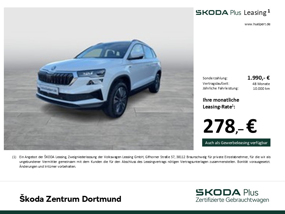 Skoda Karoq 1.5 TOUR PANO AHK 360°CAM E-KLAPPE NAVI