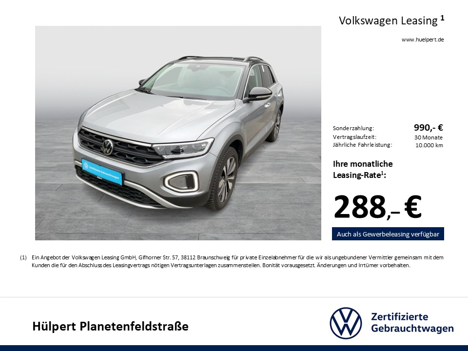 Volkswagen T-Roc 2.0 GOAL AHK CAM ACC LM17 NAVI SITZHEIZUNG