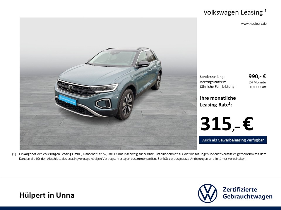 Volkswagen T-Roc 2.0 GOAL AHK CAM ACC LM17 NAVI SITZHEIZUNG