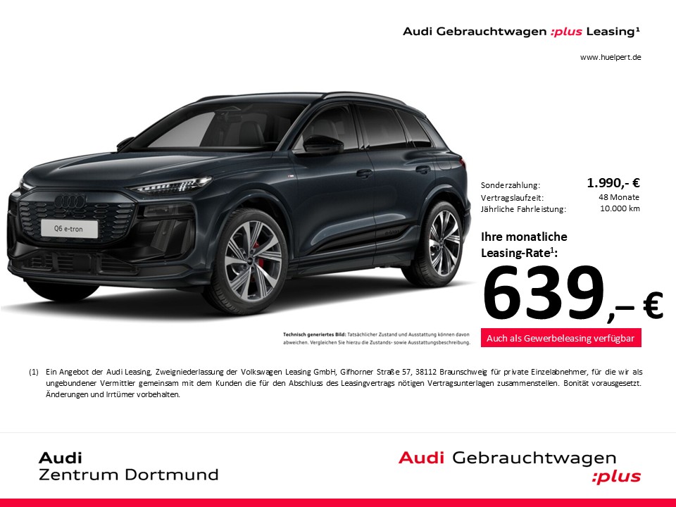 Audi Q6 e-tron quattro S LINE TECHPRO PANO LUFTFEDER