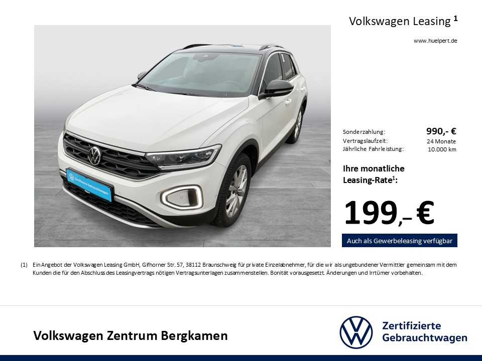 Volkswagen T-Roc 2.0 GOAL AHK CAM ACC LM18 NAVI CARPLAY