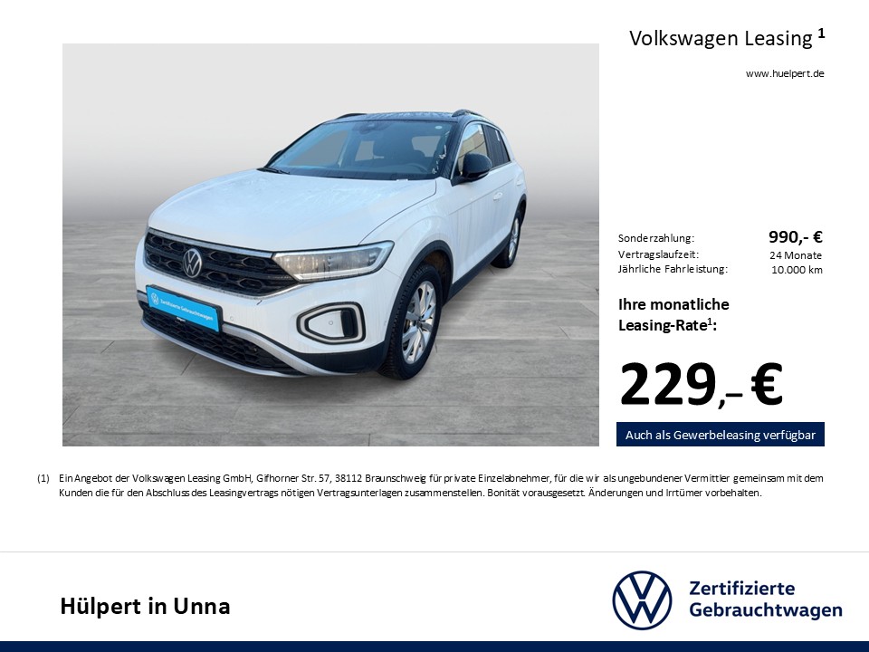 Volkswagen T-Roc 2.0 GOAL AHK CAM ACC LM18 NAVI CARPLAY