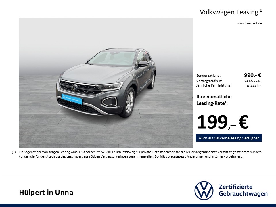 Volkswagen T-Roc 2.0 GOAL AHK CAM ACC LM18 NAVI CARPLAY