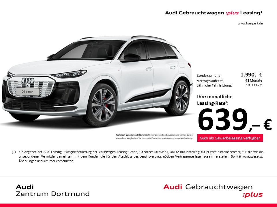 Audi Q6 e-tron quattro S LINE TECHPRO SPORTSOUND 21"