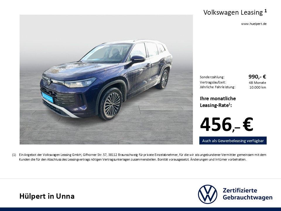 Volkswagen Tayron 2.0 LIFE 4X4 7SITZE AHK 360CAM ACC LM18