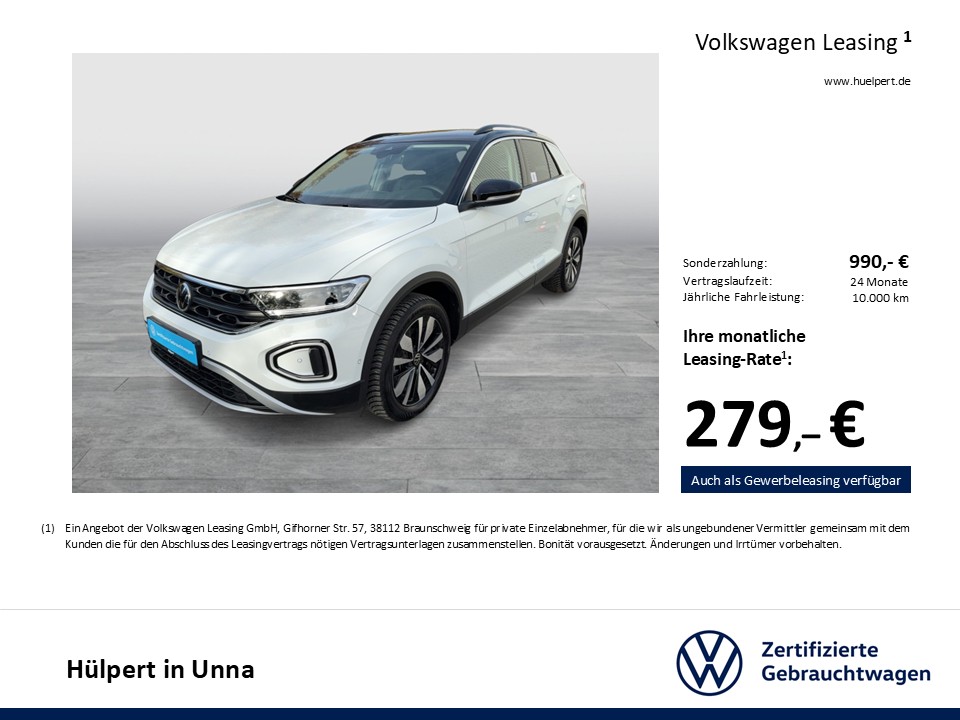Volkswagen T-Roc 2.0 GOAL AHK CAM ACC LM17 NAVI SITZHEIZUNG