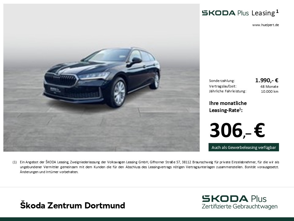 Skoda Superb Combi 1.5 eTSI SELECTION AHK CAM ACC NAVI
