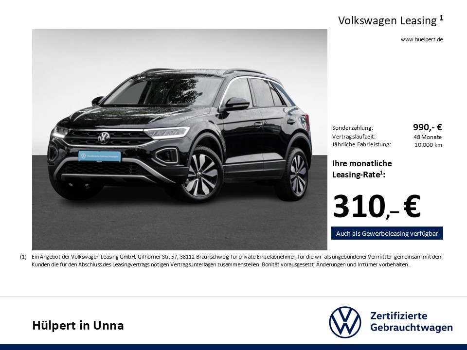 Volkswagen T-Roc 2.0 MOVE LM17 NAVI CARPLAY SITZHEIZUNG