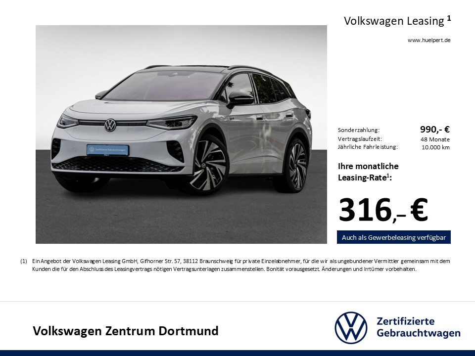 Volkswagen ID.4 GTX 4X4 WÄRMEPUMPE ACC HEAD-UP MATRIX-LED