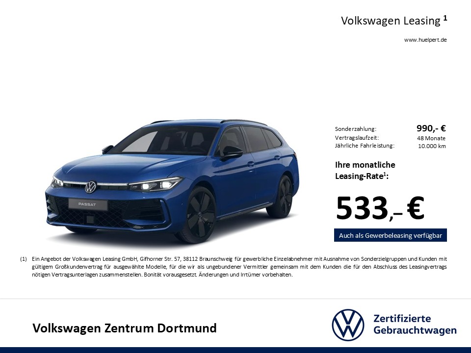 Volkswagen Passat Variant 2.0 R-LINE 4X4 NEUESMODELL AHK 19Z