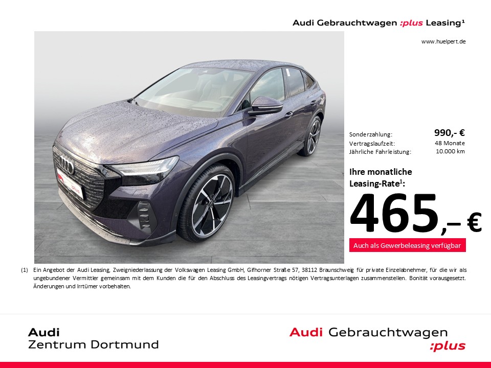 Audi Q4 e-tron Sportback 45 quattro S LINE AHK LM21