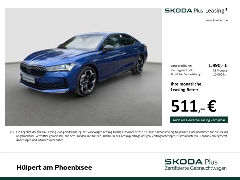 Skoda Superb 1.5 iV SPORTLINE AHK 360°CAM LM19 EKLAPPE