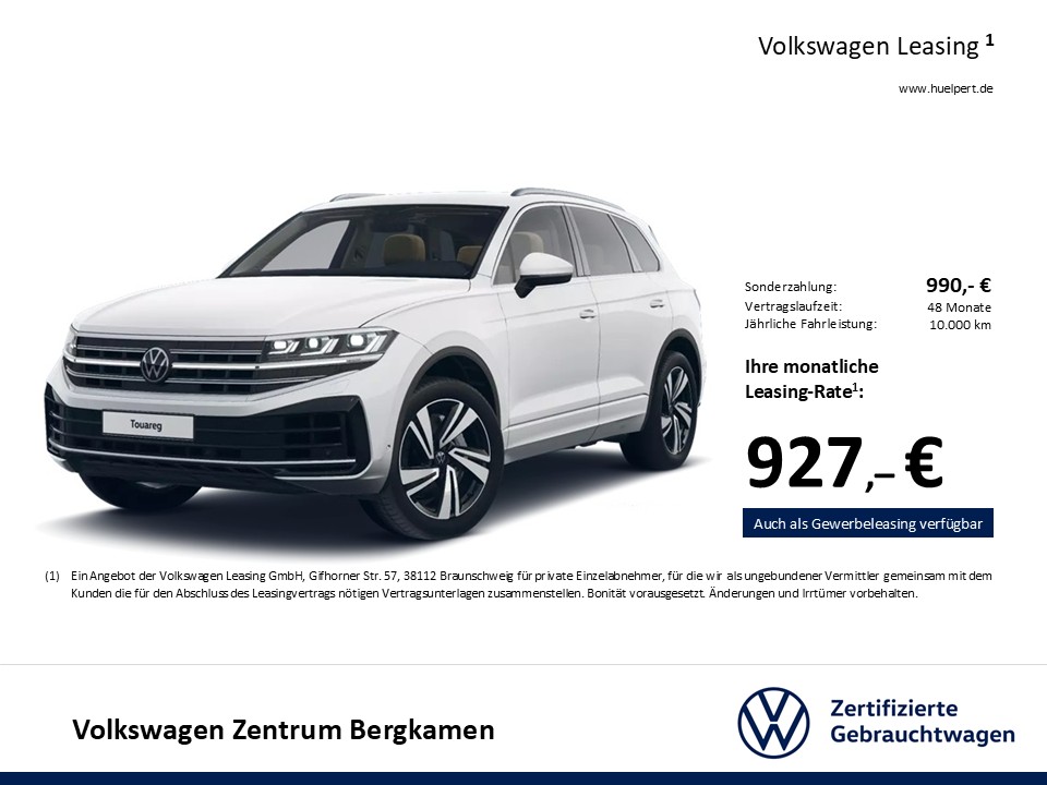 Volkswagen Touareg V6 TSI ELEGANCE NEUESMODELL AHK CAM LM20