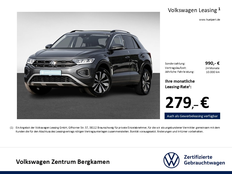 Volkswagen T-Roc 2.0 GOAL AHK CAM ACC LM17 NAVI SITZHEIZUNG