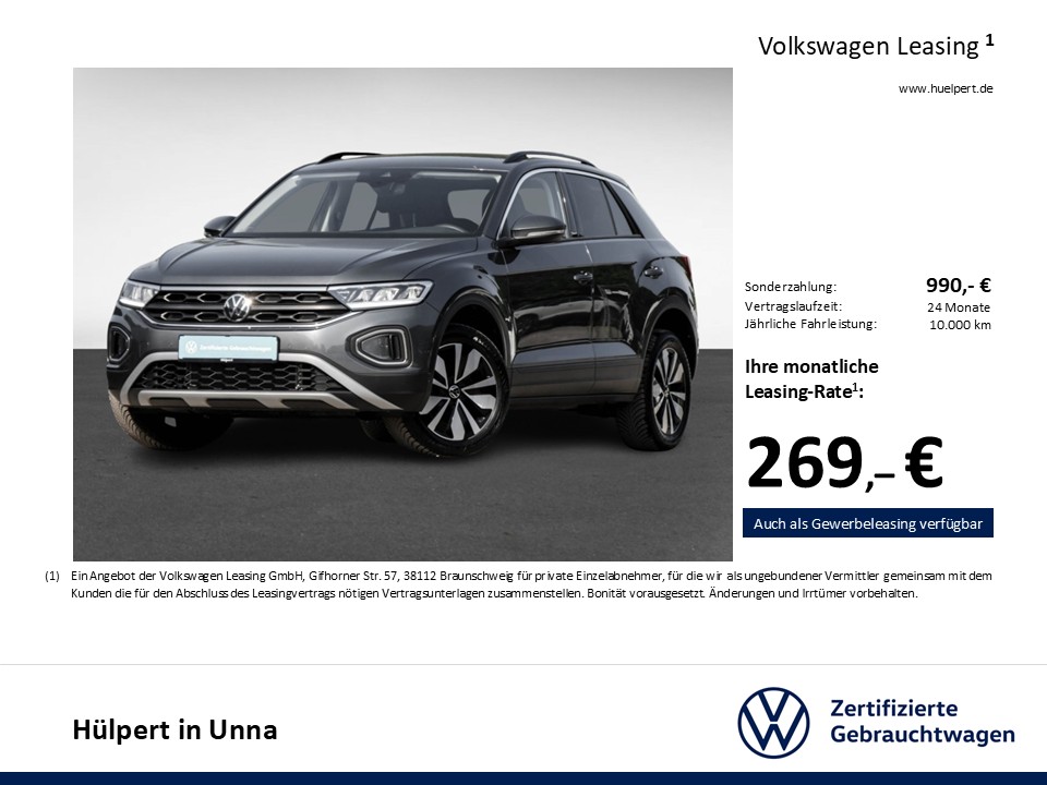 Volkswagen T-Roc 2.0 GOAL AHK CAM ACC LM17 NAVI SITZHEIZUNG