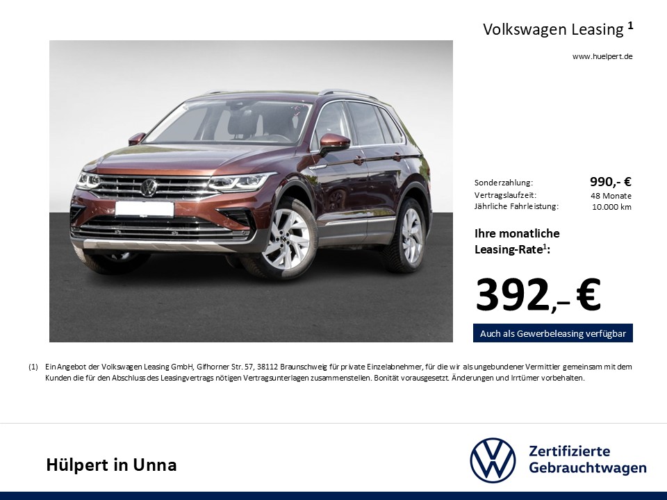 Volkswagen Tiguan 2.0 ELEGANCE PANO KAMERA HEAD-UP AHK ACC