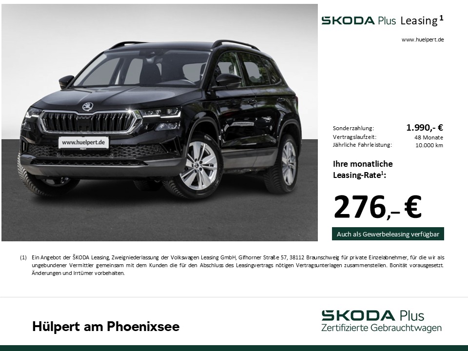 Skoda Karoq 1.5 SELECTION AHK CAM EKLAPPE NAVICOLUMBUS
