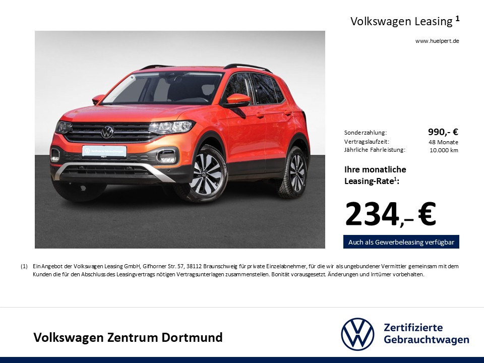 Volkswagen T-Cross 1.0 MOVE ACC ALU NAVI SITZHEIZUNG DAB+