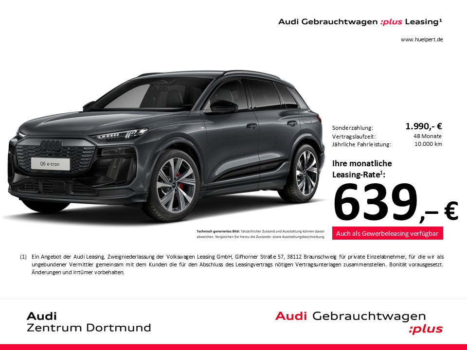 Audi Q6 e-tron quattro S LINE TECHPRO SPORTSOUND 21"