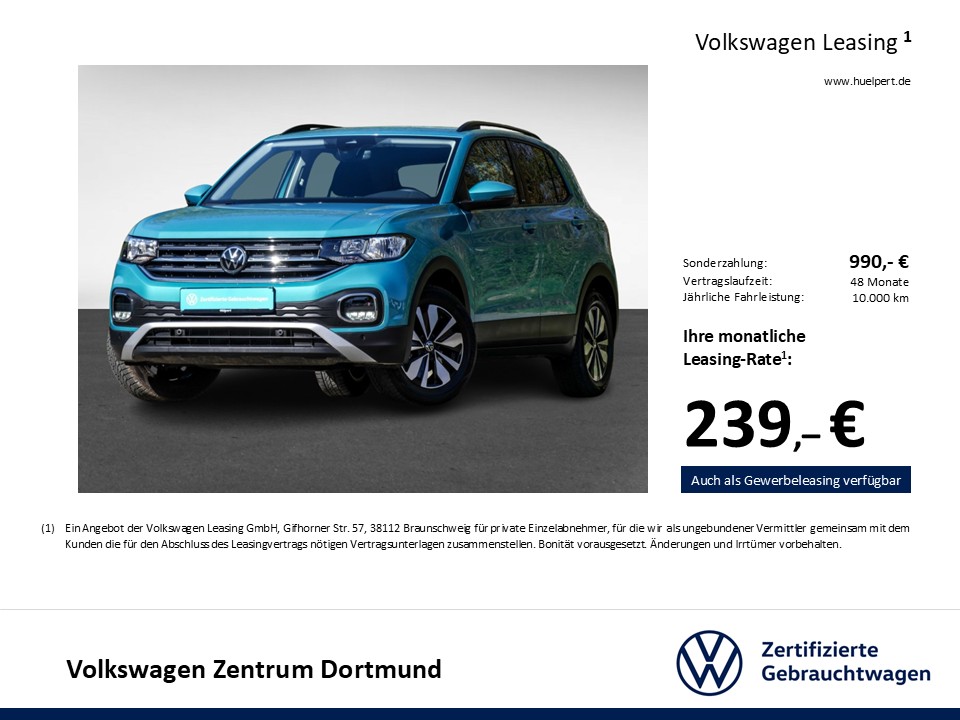 Volkswagen T-Cross 1.0 MOVE CAM ACC ALU NAVI SITZHEIZUNG