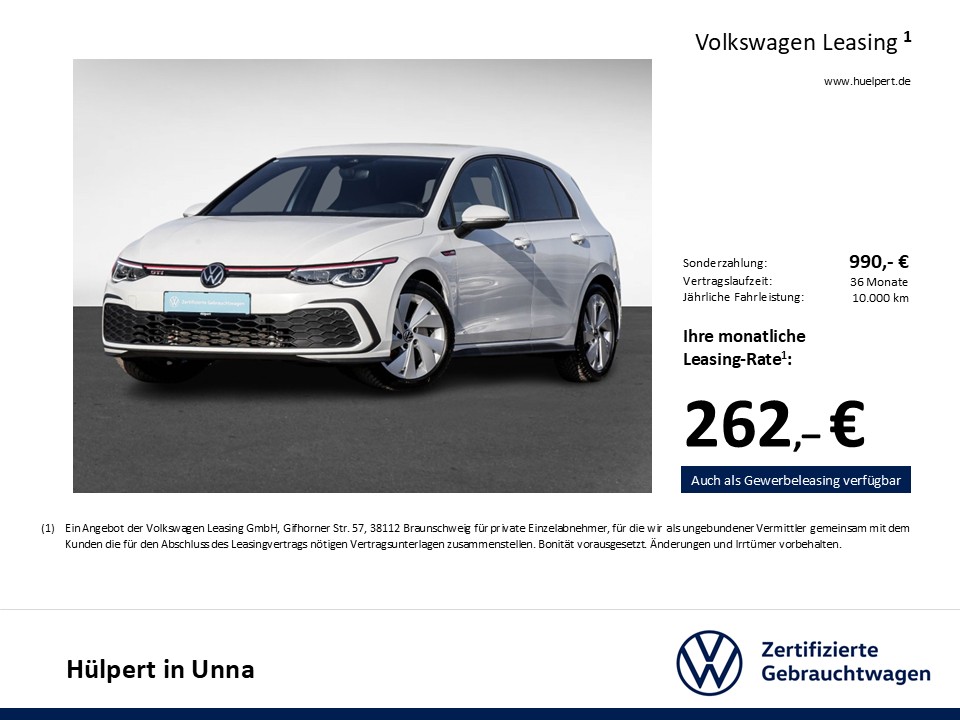 Volkswagen Golf VIII 2.0 GTI ACC LM17 MATRIXLED NAVI SITZHZ