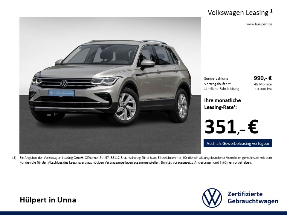 Volkswagen Tiguan 1.5 ELEGANCE ACC LM18 MATRIXLED NAVI