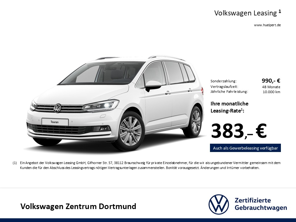 Volkswagen Touran 2.0 HIGHLINE 7SITZE AHK CAM ACC LM17 NAVI