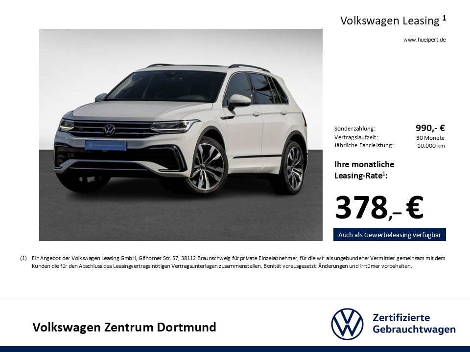 Volkswagen Tiguan 2.0 R-LINE 4X4 PANO AHK CAM ACC LM20 NAVI