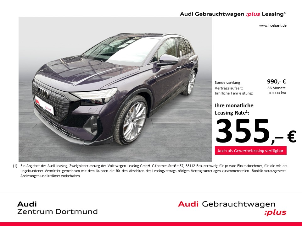 Audi Q4 e-tron 35 S LINE BLACKPAK 360°CAM LM21 MATRIX