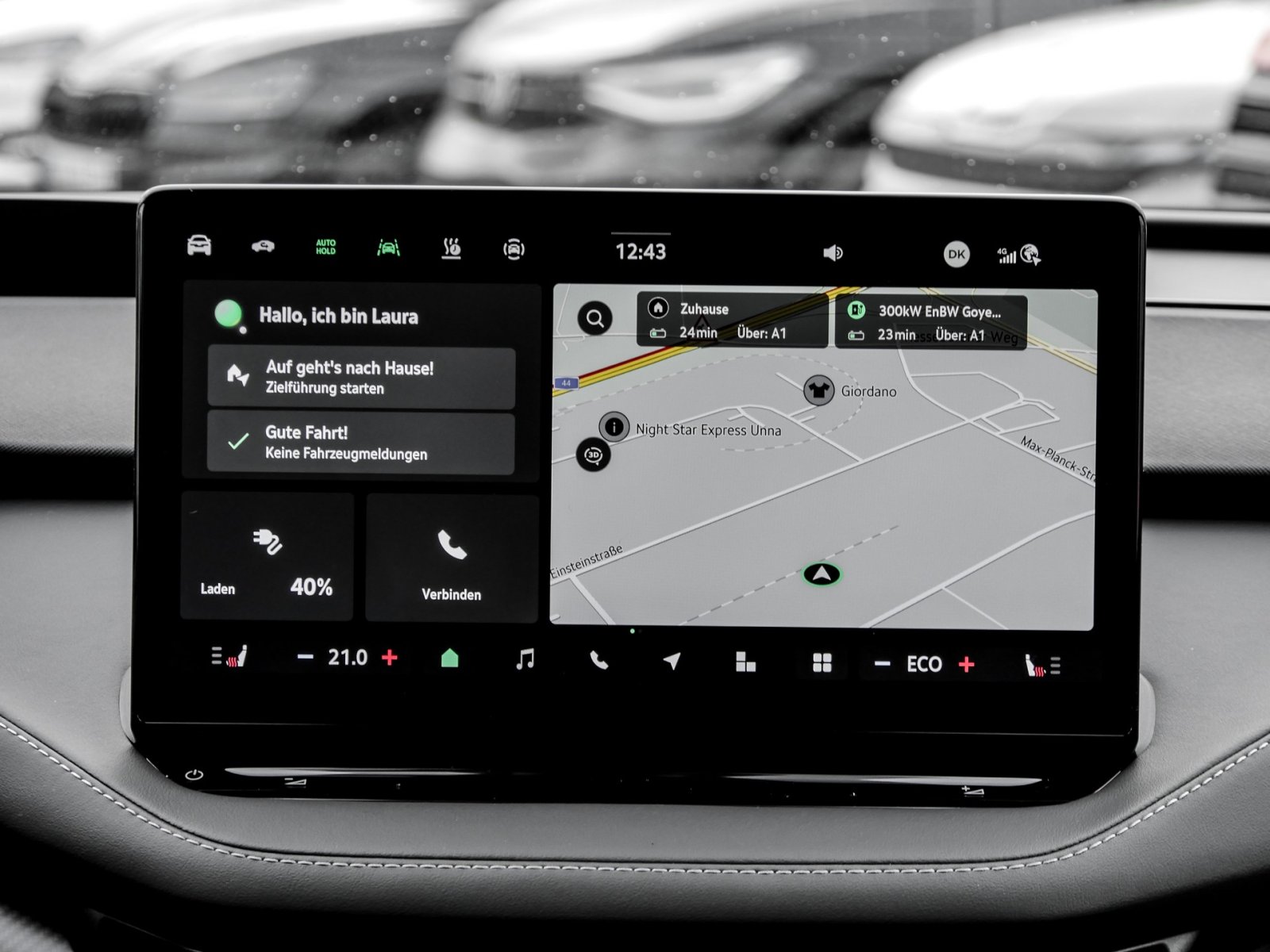 Skoda Enyaq 85 SPORTLINE AHK PANO HEADUP eSITZE 360CAM