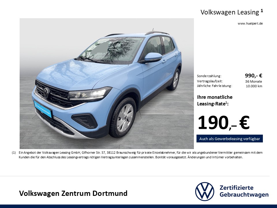 Volkswagen T-Cross 1.0 LIFE ACC NAVI ALU SITZHEIZUNG LED
