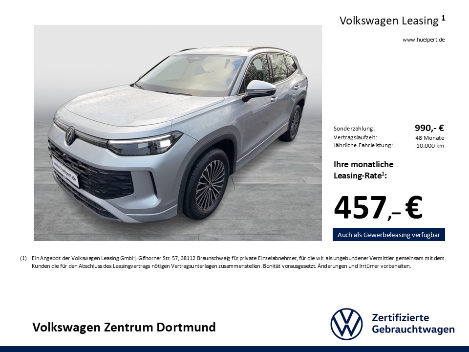 Volkswagen Tayron 2.0 LIFE 4X4 7SITZE AHK 360°CAM ACC LM18
