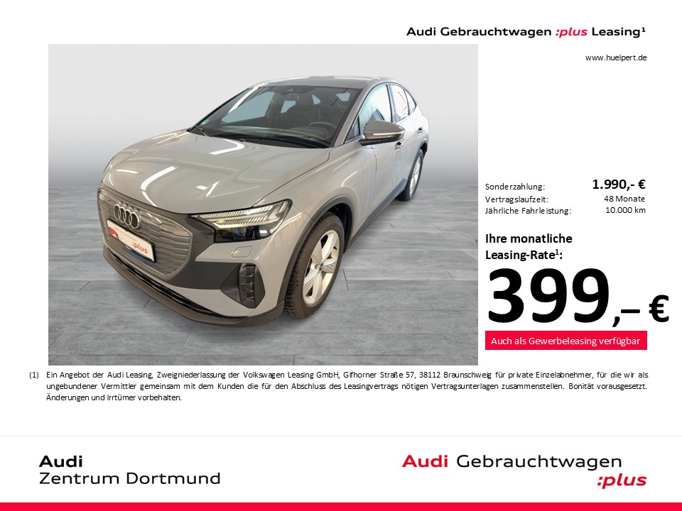 Audi Q4 e-tron Sportback 40 S LINE AHK CAM ACC LM20