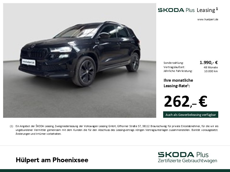 Skoda Karoq 1.5 SPORTLINE LEDER PANO CAM LM18 E-KLAPPE